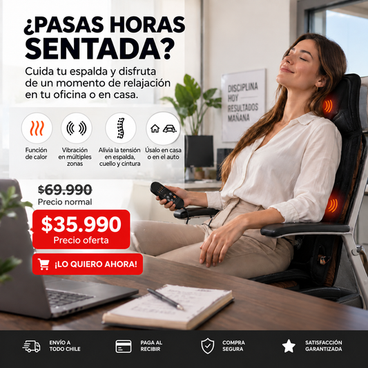 BodyRelax™|Convierte cualquier asiento en tu espacio de relajación.