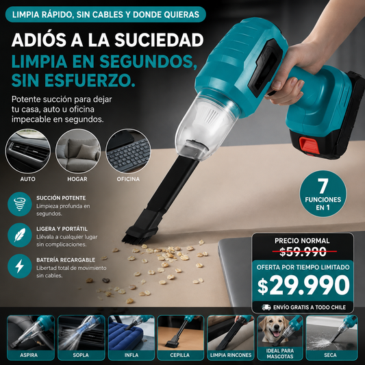 TurboClean™|Limpieza rápida, sin cables y sin complicaciones