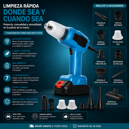 TurboClean™|Limpieza rápida, sin cables y sin complicaciones