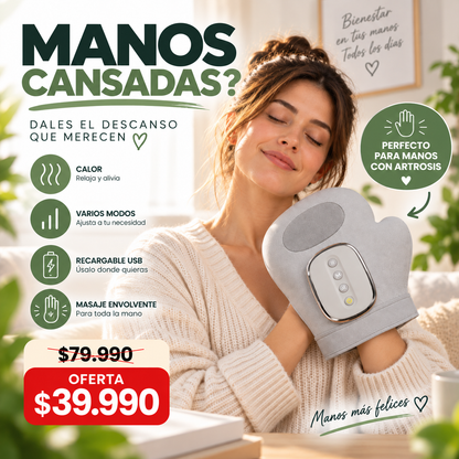 TermoAlivio™ | El descanso que tus manos estaban esperando.