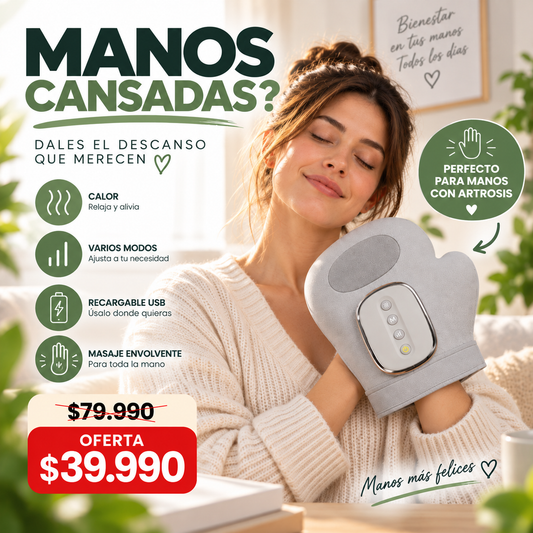 TermoAlivio™ | El descanso que tus manos estaban esperando.