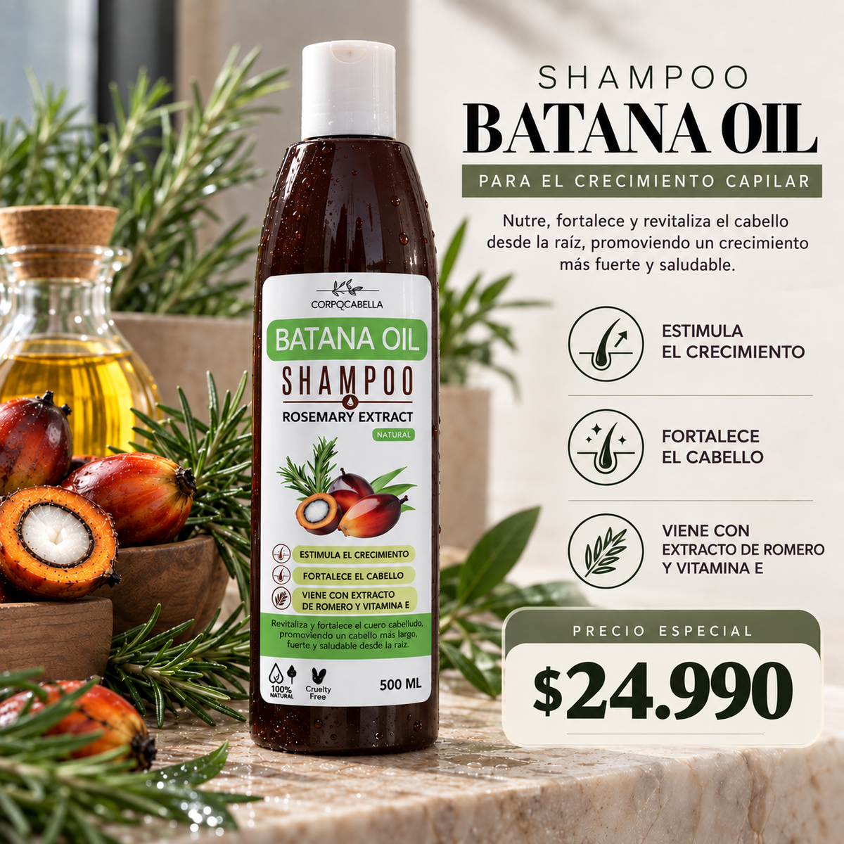 Batana Forte | Nutrición y fortaleza para tu cabello